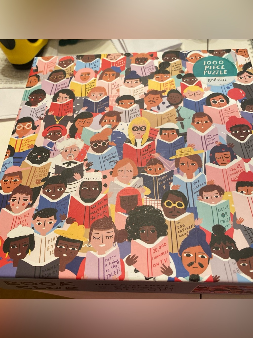Galison 1000-Piece Colorful Readers Puzzle - Multicolor